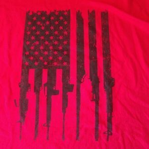 Happy flag poles American pride